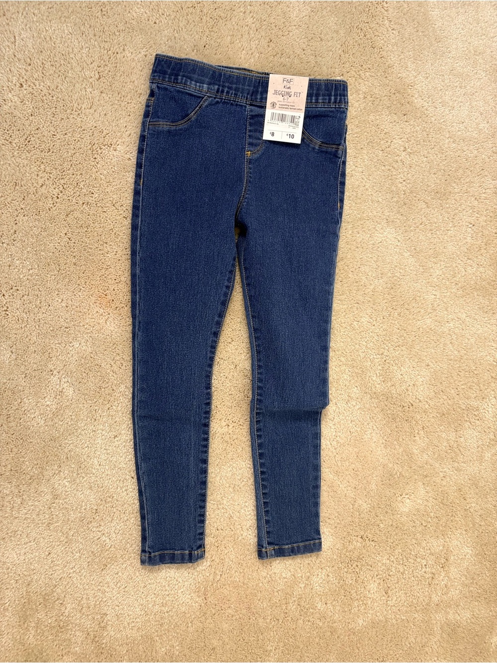 F&F Navy Blue Stretch Jeggings for Women